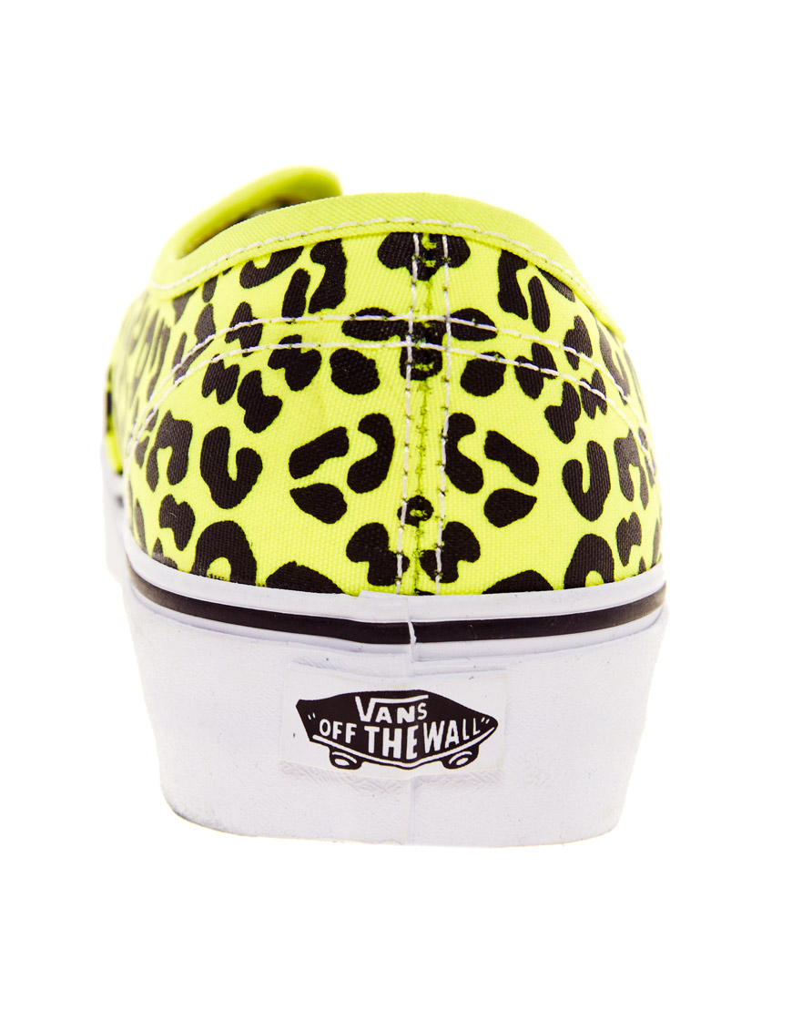 green leopard vans