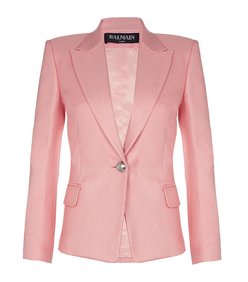 Balmain Tailored Jacket in Pink Lyst