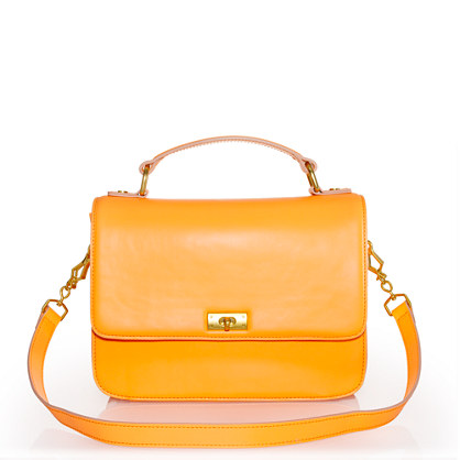 J Crew E Purse In Orange Lyst Gallery
