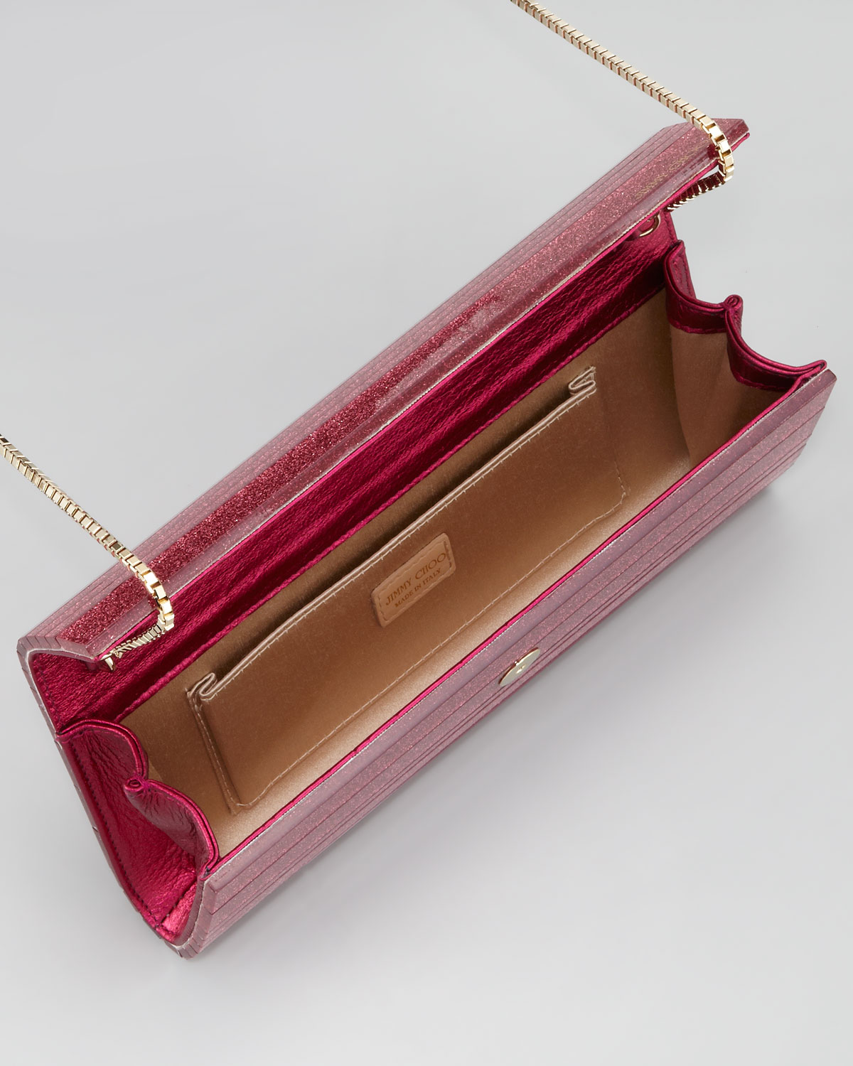 jimmy choo pink clutch bag