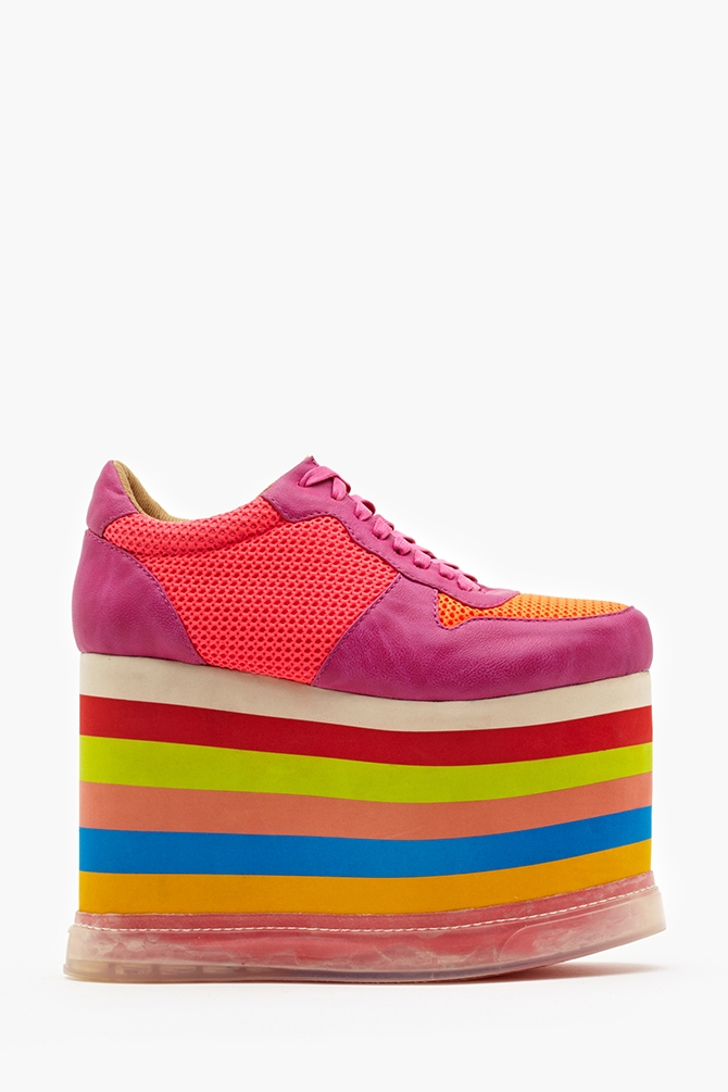 unique platform sneakers