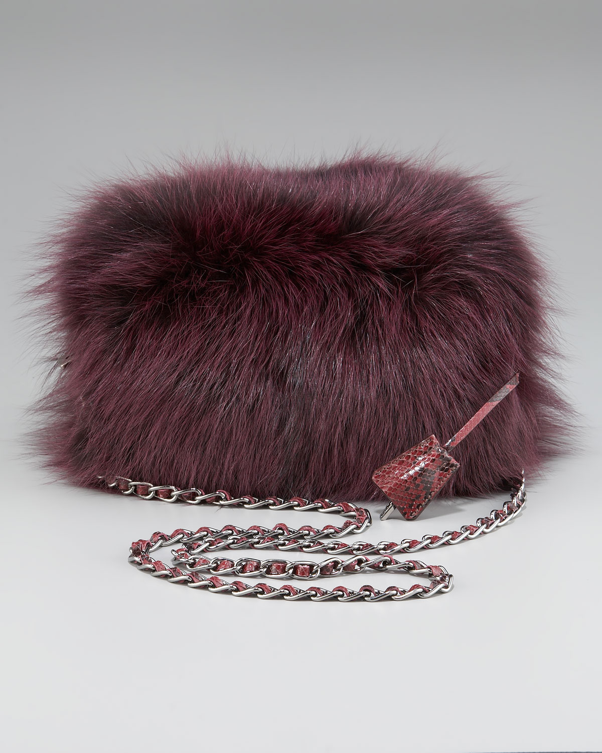 fox fur bag