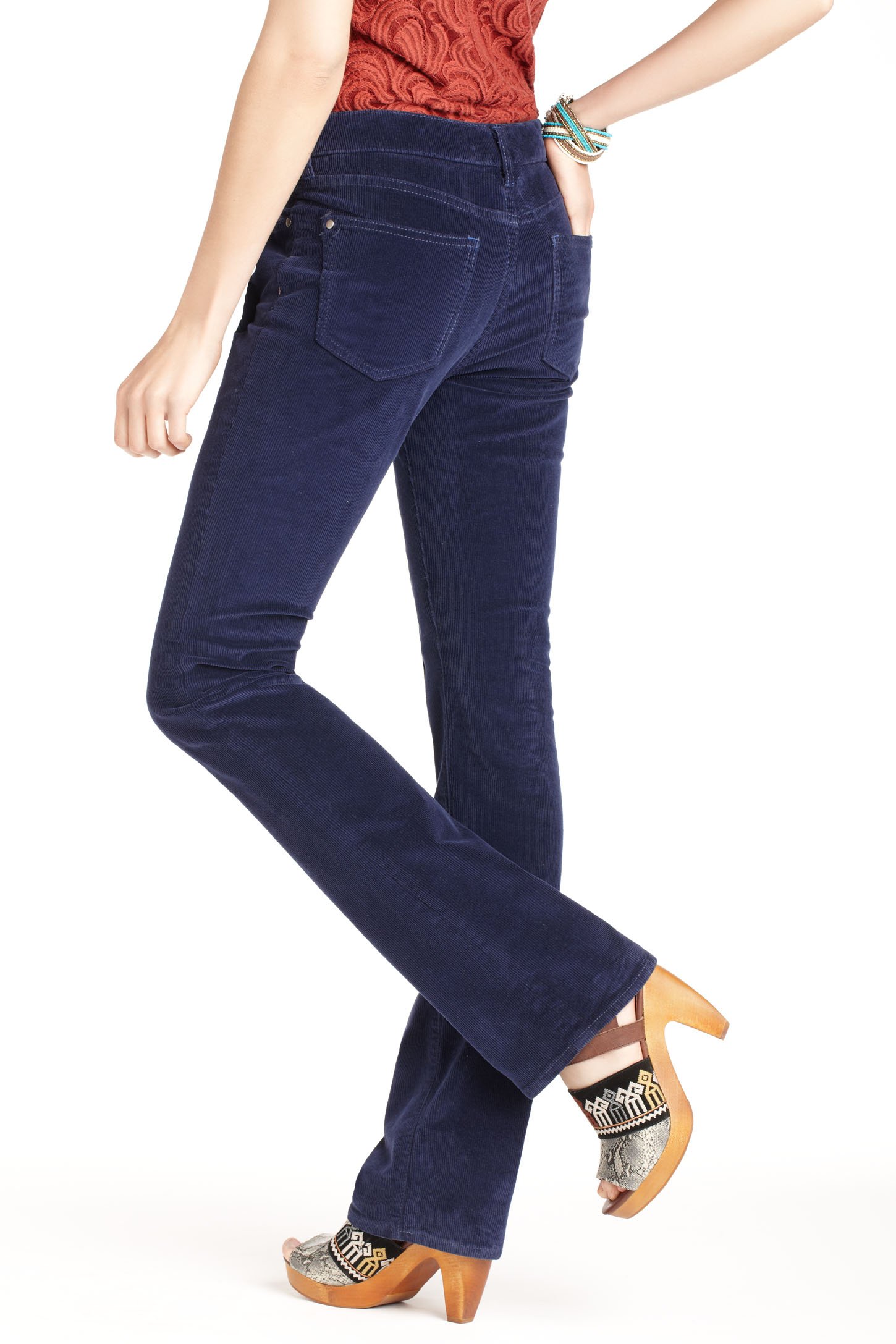 Anthropologie Pilcro Stet Bootcut Cords in Blue Lyst