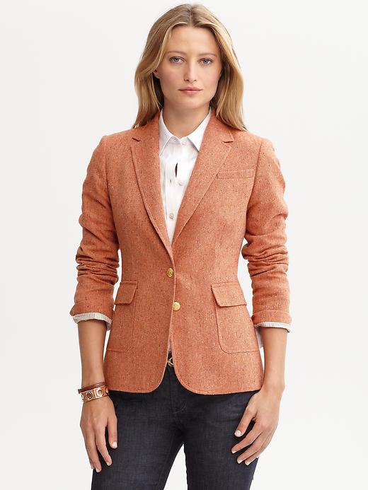 Banana Republic Wool-blend Riding Jacket in Orange (tipo orange) | Lyst