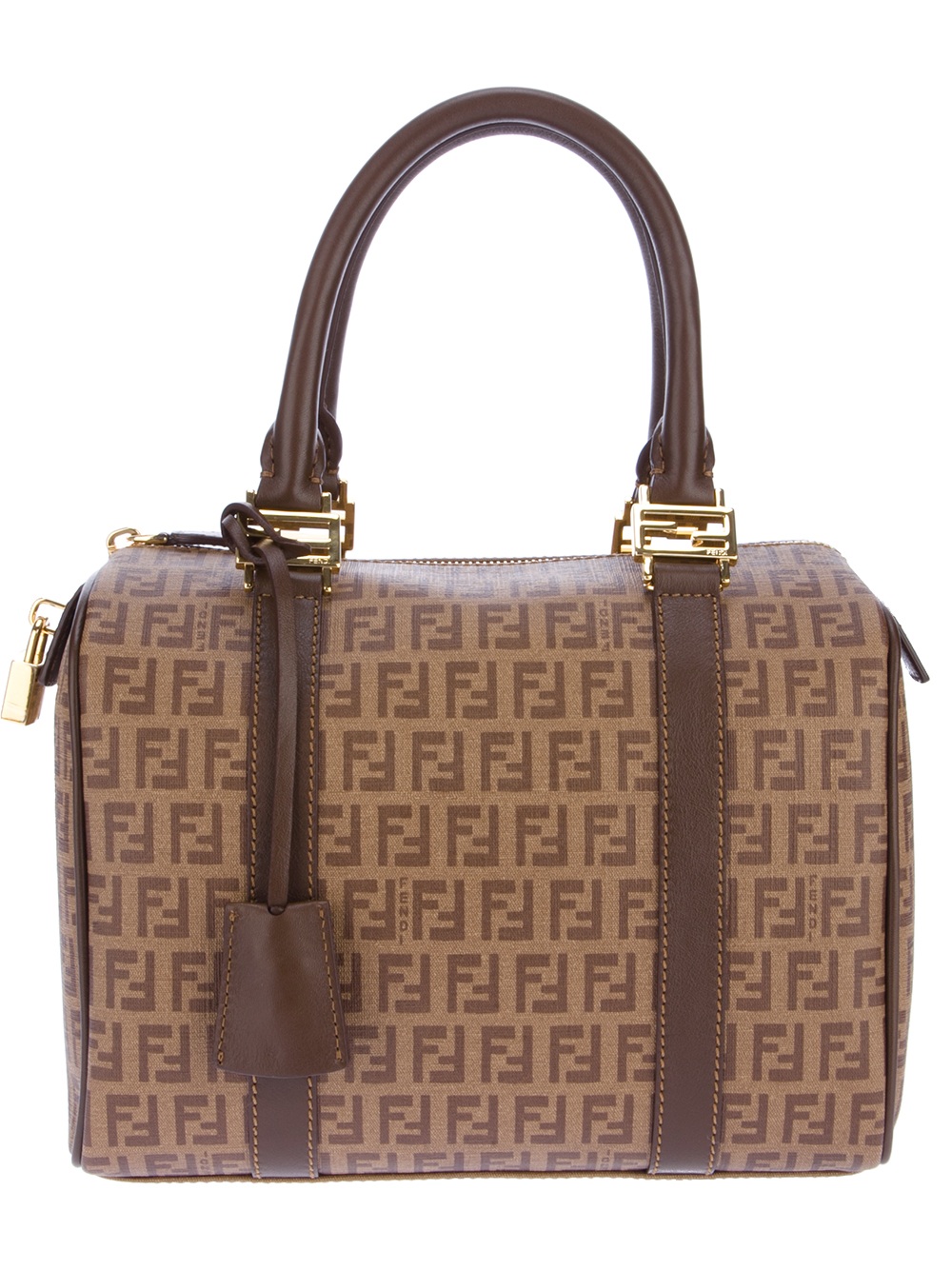 Lyst - Fendi Bauletto Forever Tote in Brown
