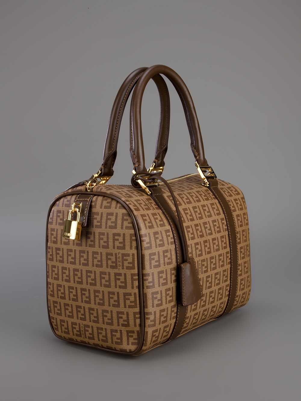 Fendi Bauletto Forever Tote in Brown - Lyst