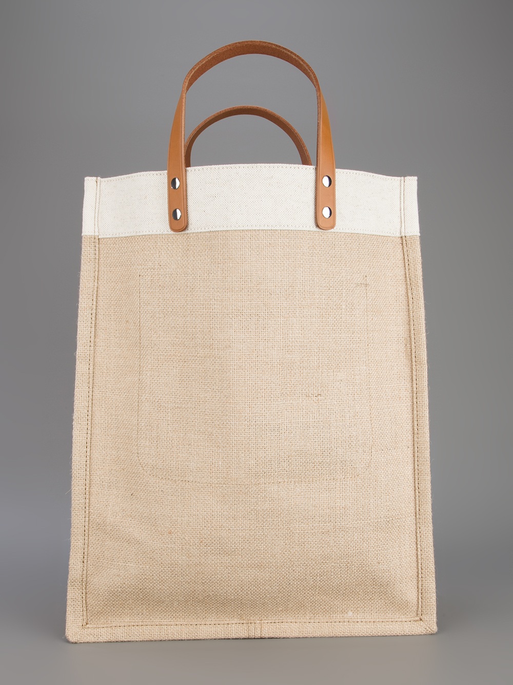 Lyst - Ralph Lauren Blue Label Canvas Shopper Tote in Natural