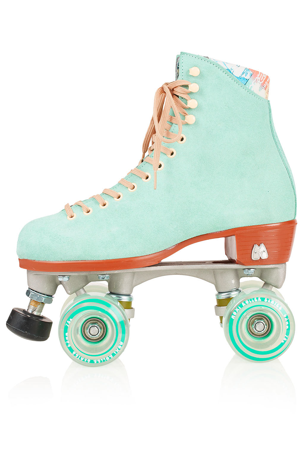 TOPSHOP Roller Skates in Teal (Green) - Lyst