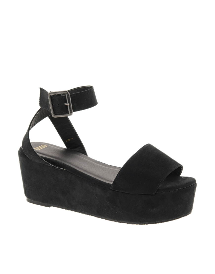 black platform sandals asos 0fc7bf
