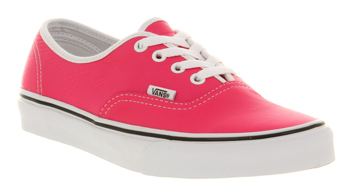 neon pink vans