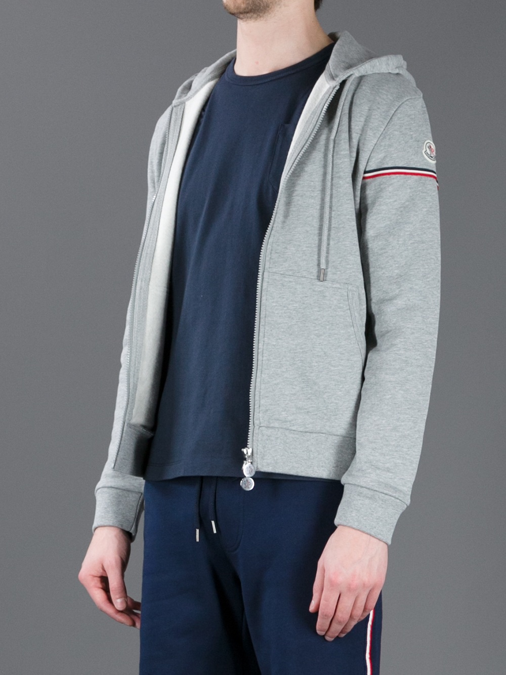 moncler sweatshirt grey