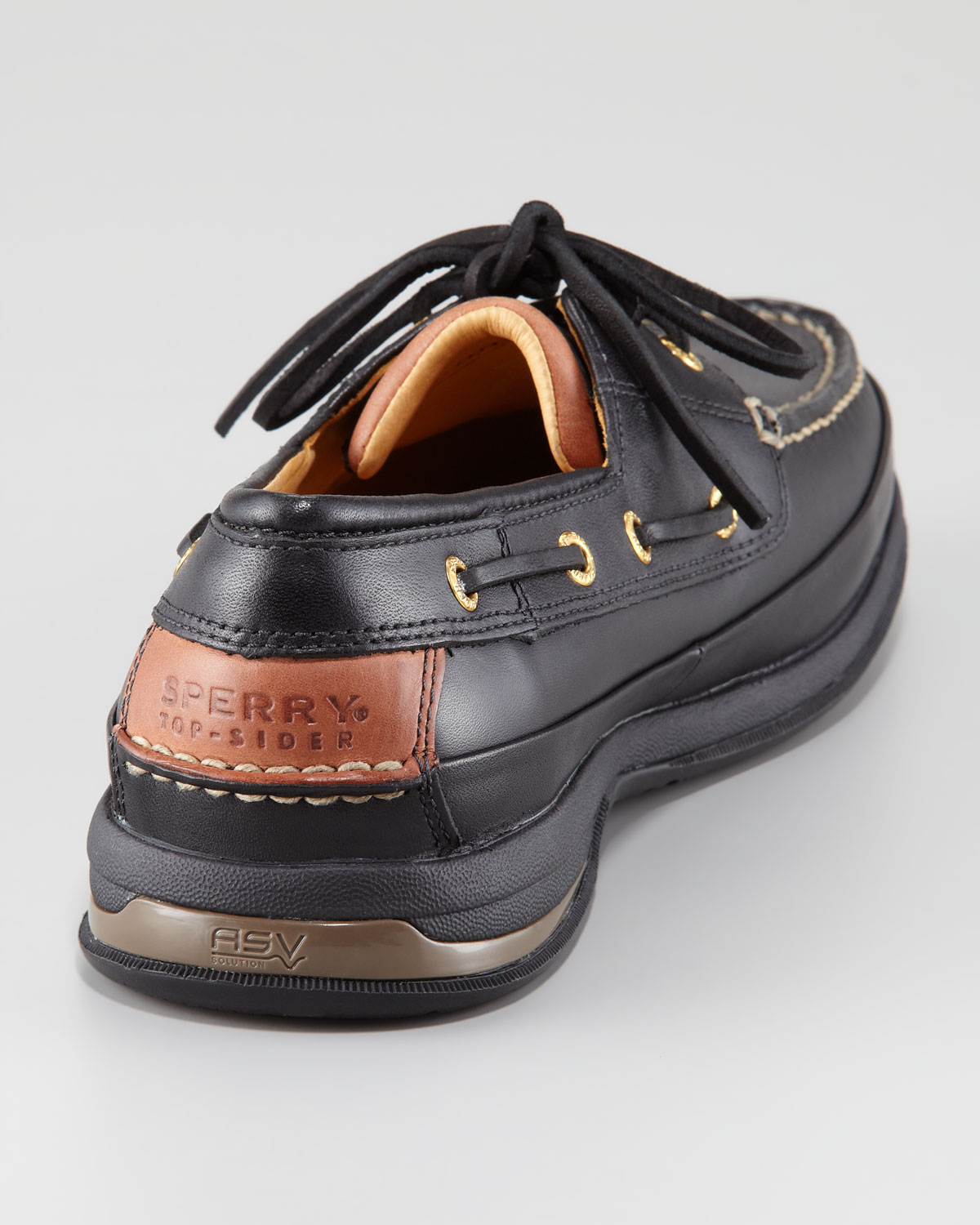 sperry gold cup black