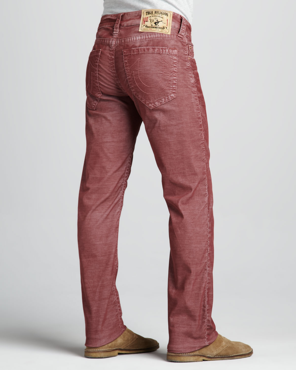 maroon true religion jeans