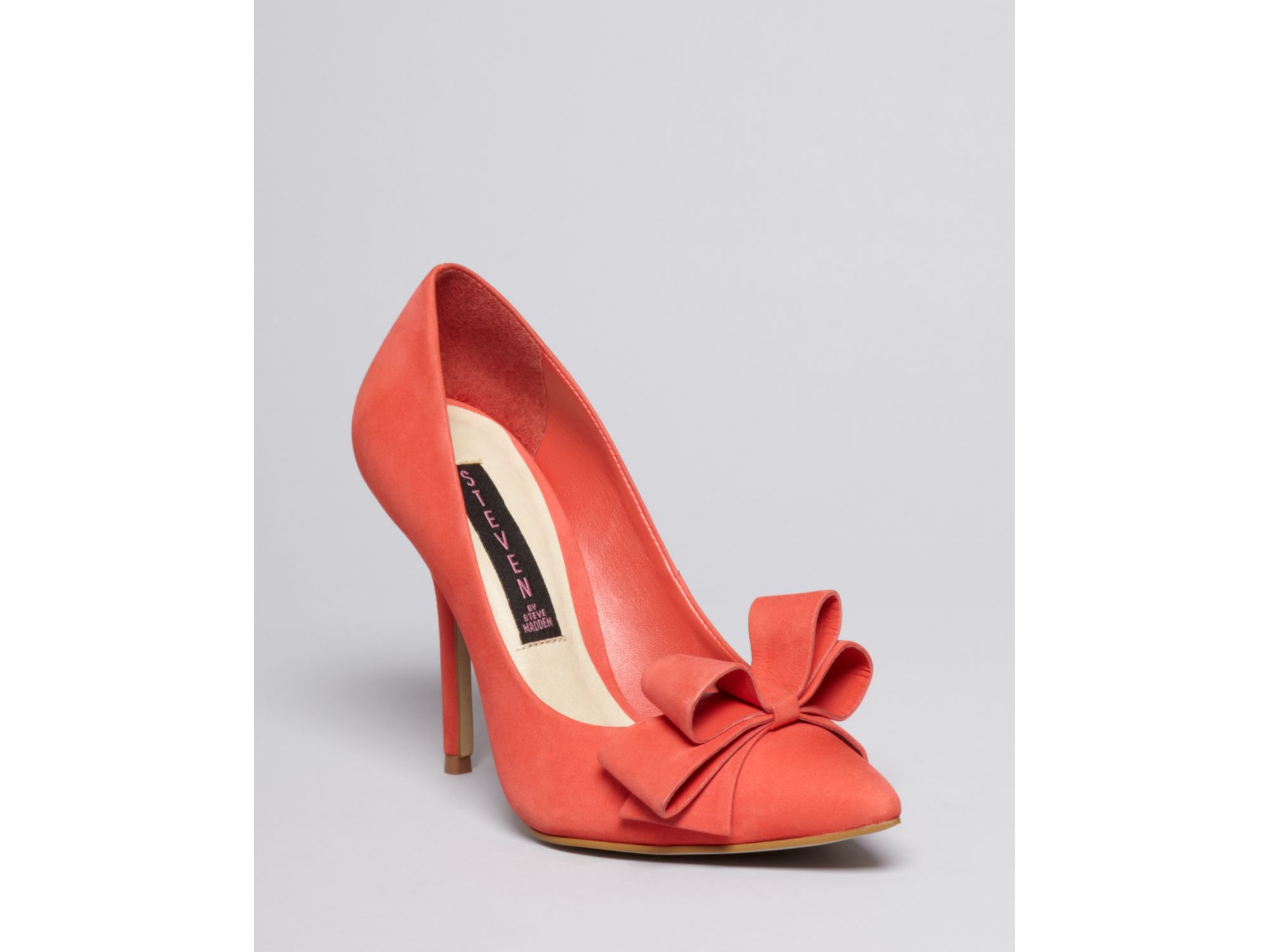 steve madden orange heels