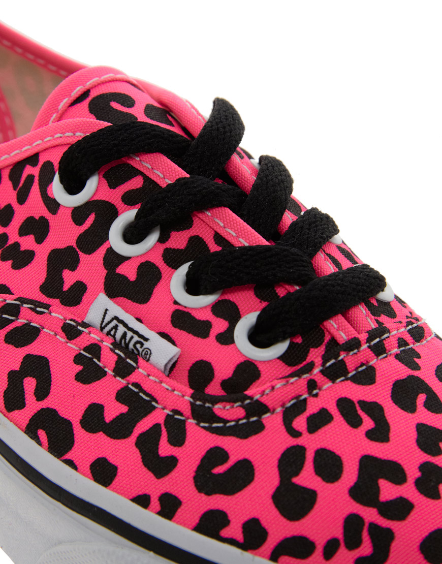 pink leopard vans