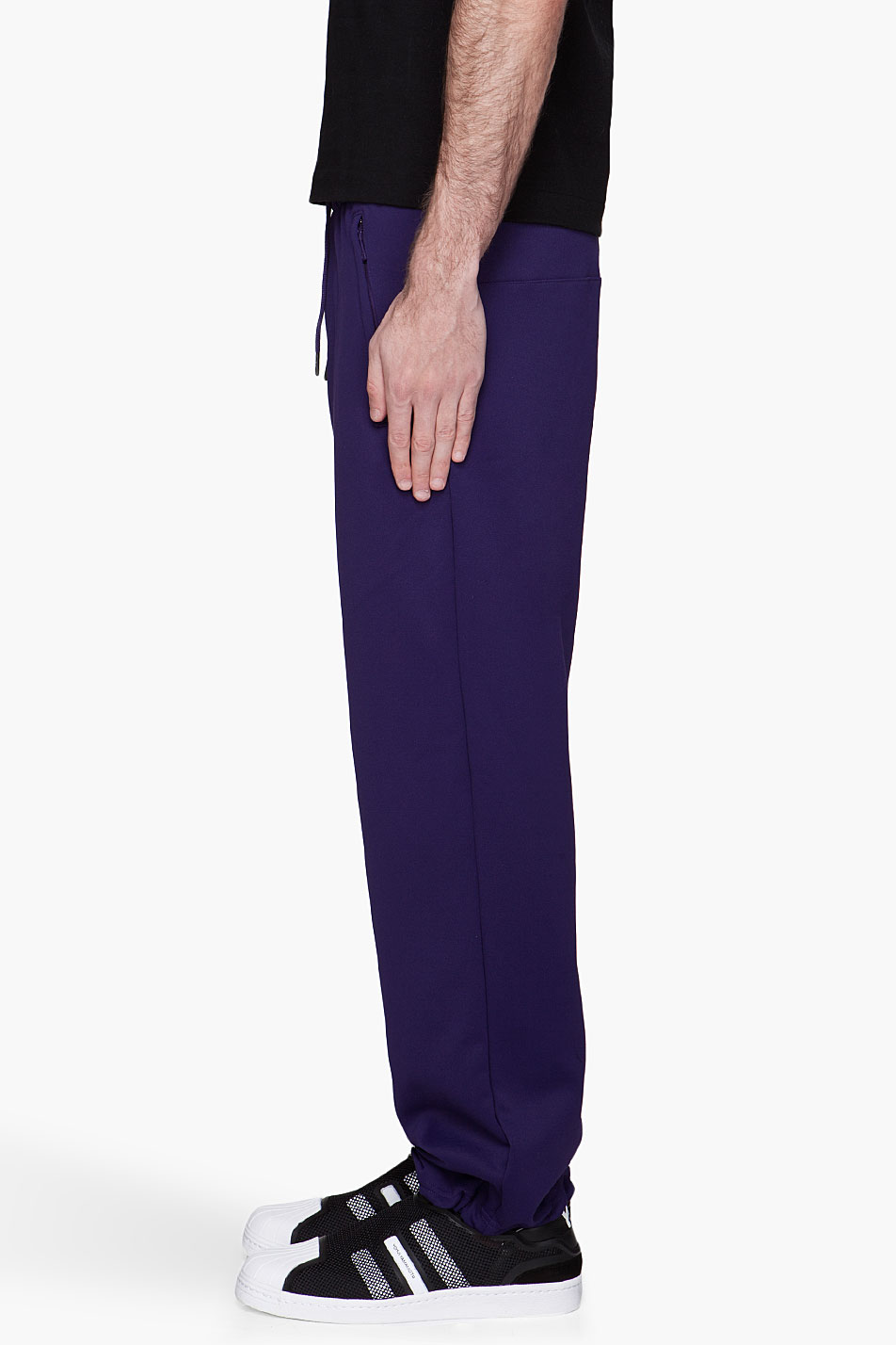 Y-3 Purple Track Pants for Men - Lyst