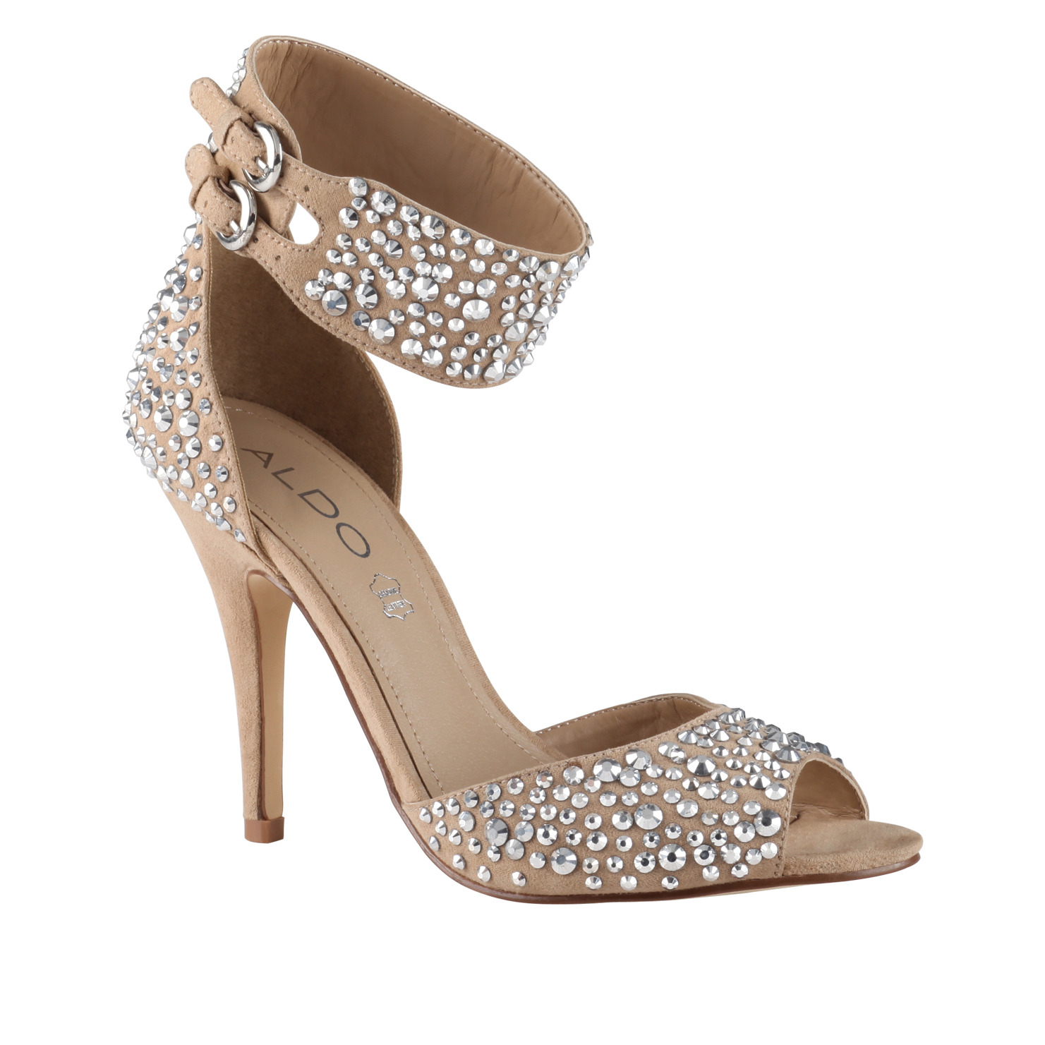 aldo crystal shoes
