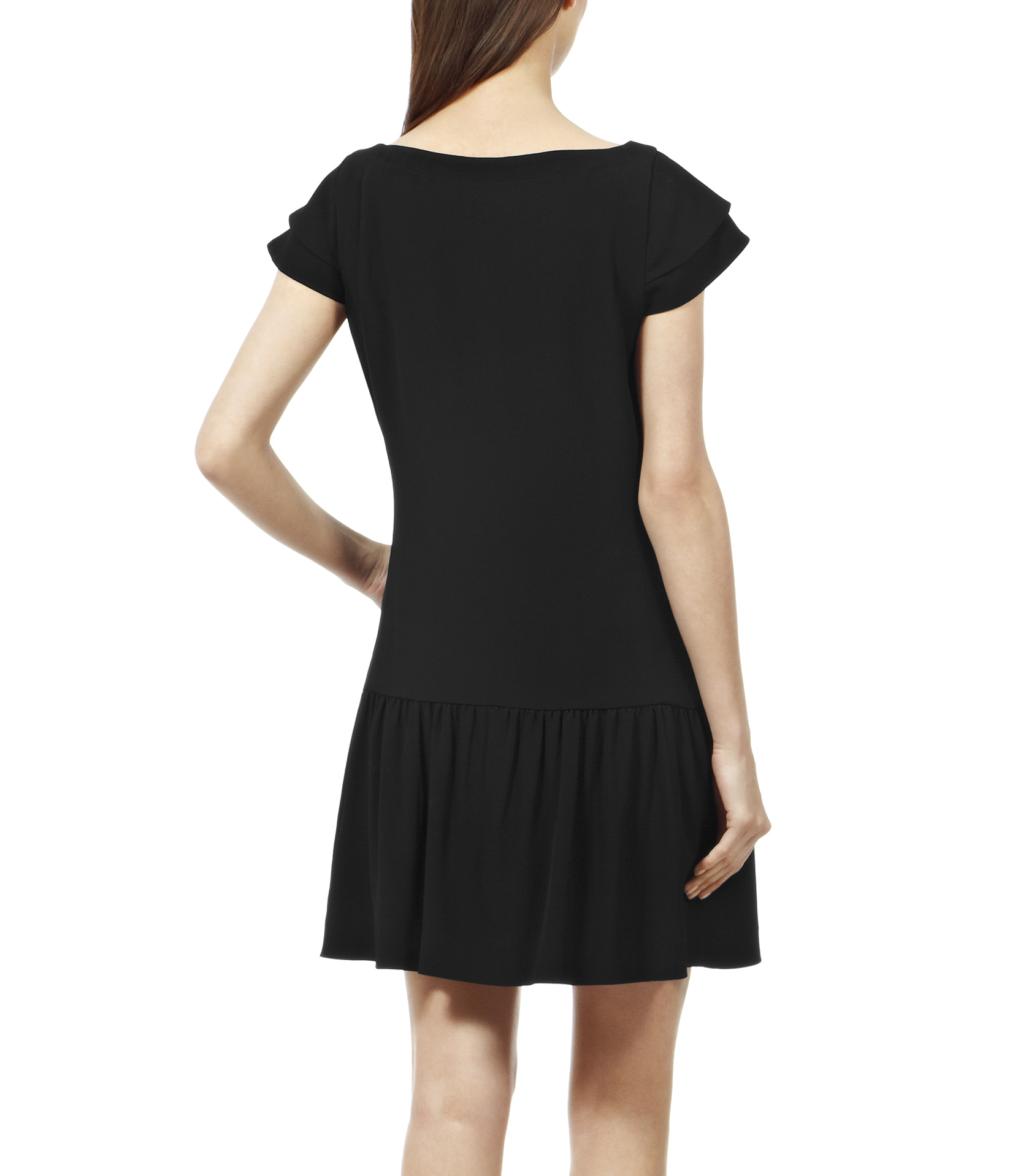 zara drop waist dress