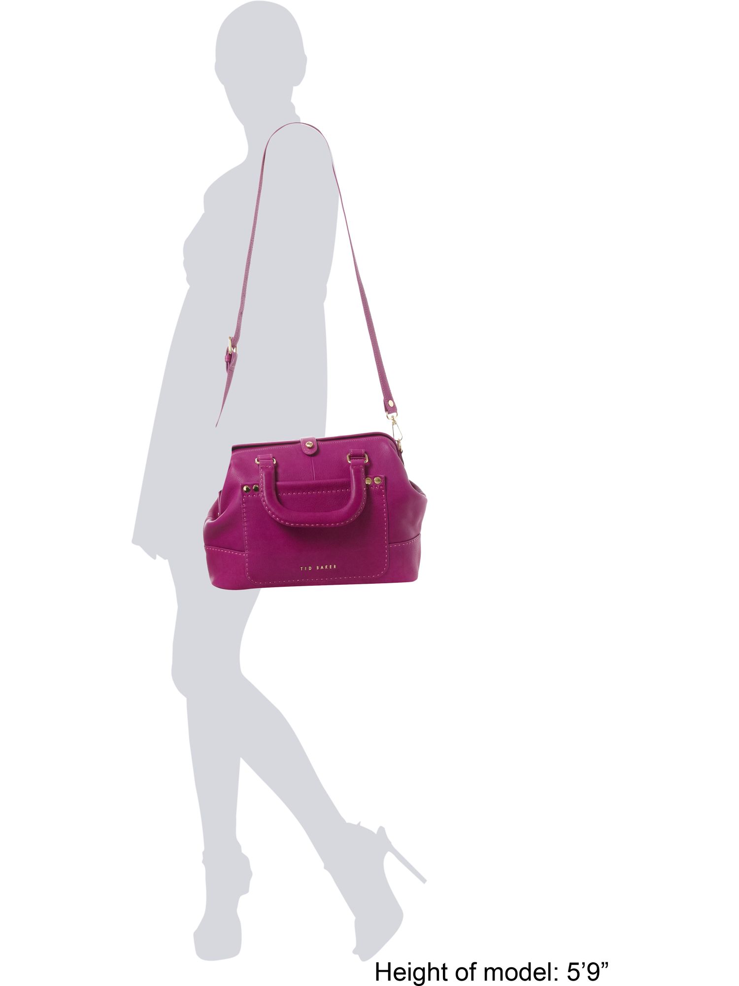 Ted baker Hickory Doctors Bag in Purple Lyst