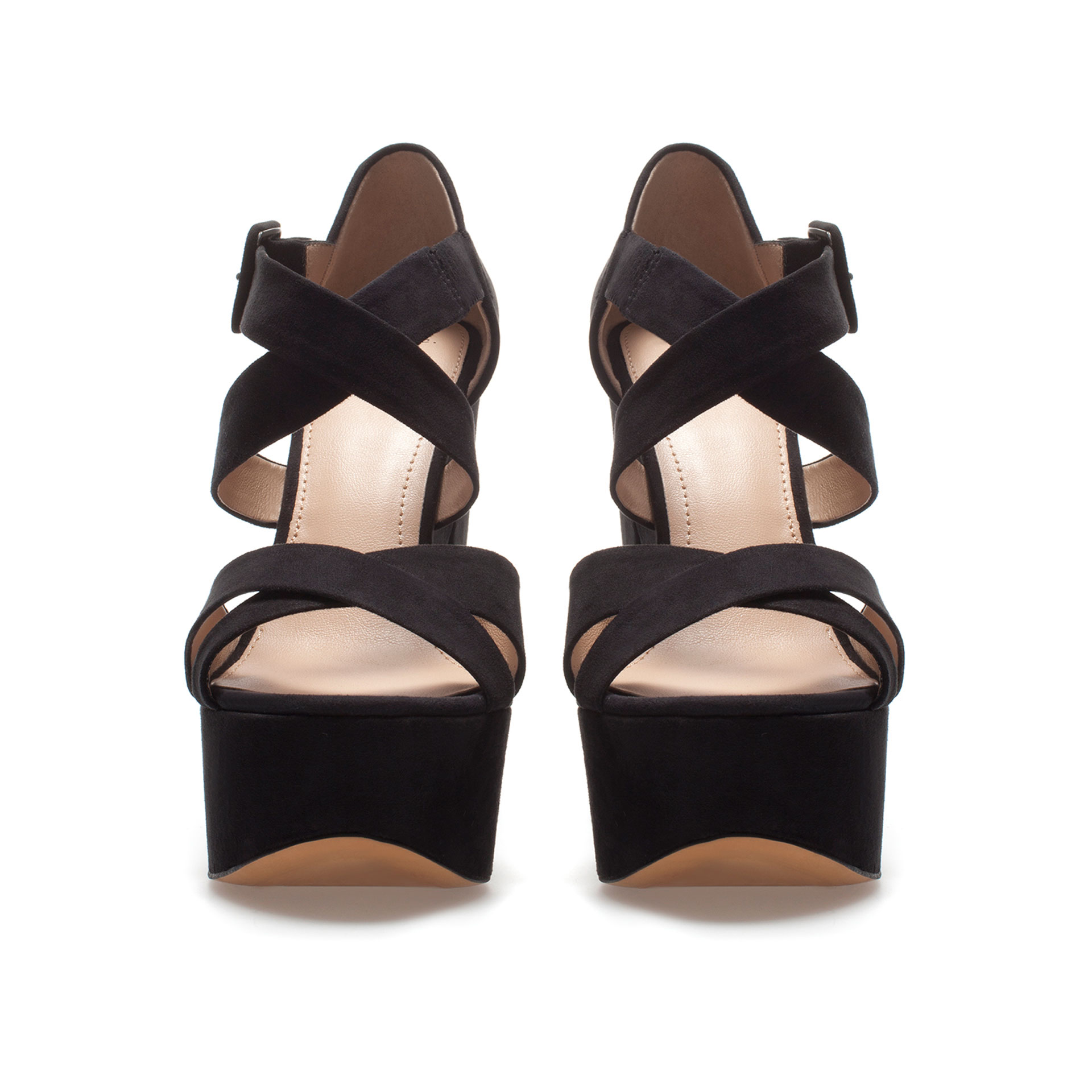 zara black heel sandals