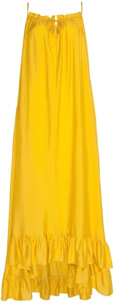 Alice By Temperley Allegro Parachute Dress in Yellow | Lyst