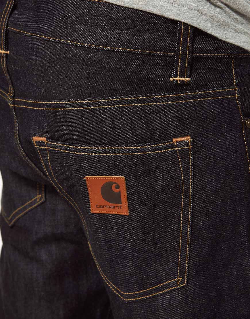 carhartt raw denim jeans