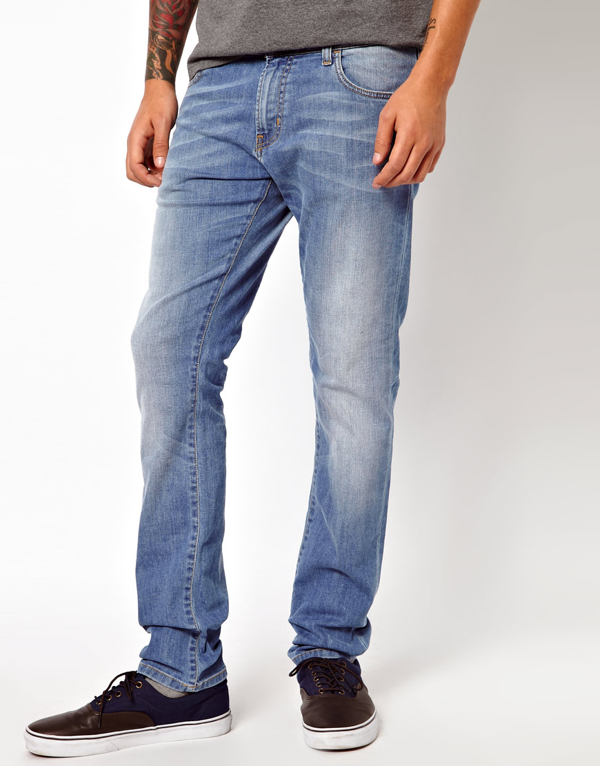 Carhartt Jeans Rebel Super Slim Mid Wash in Blue for Men - Lyst