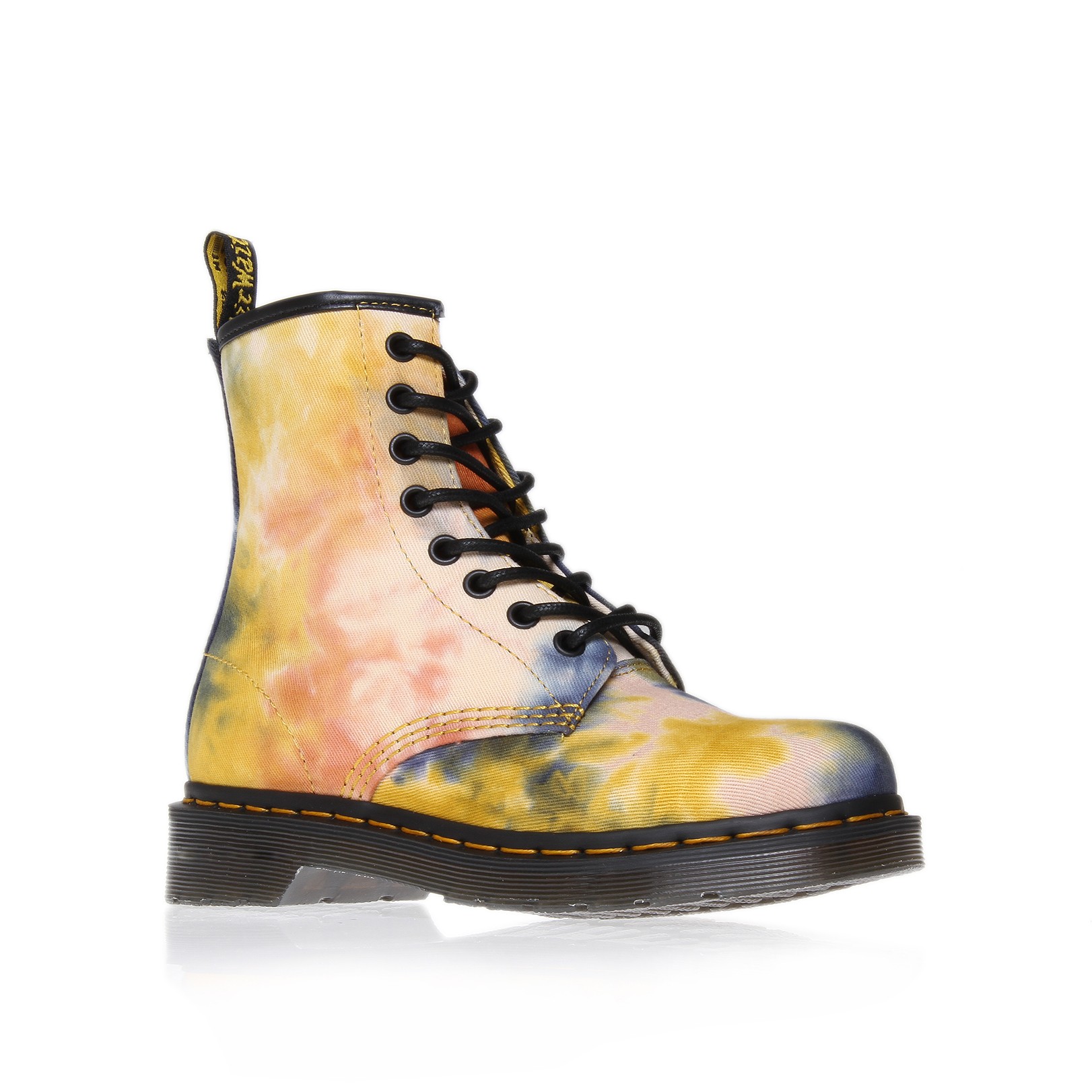 multi coloured doc martens