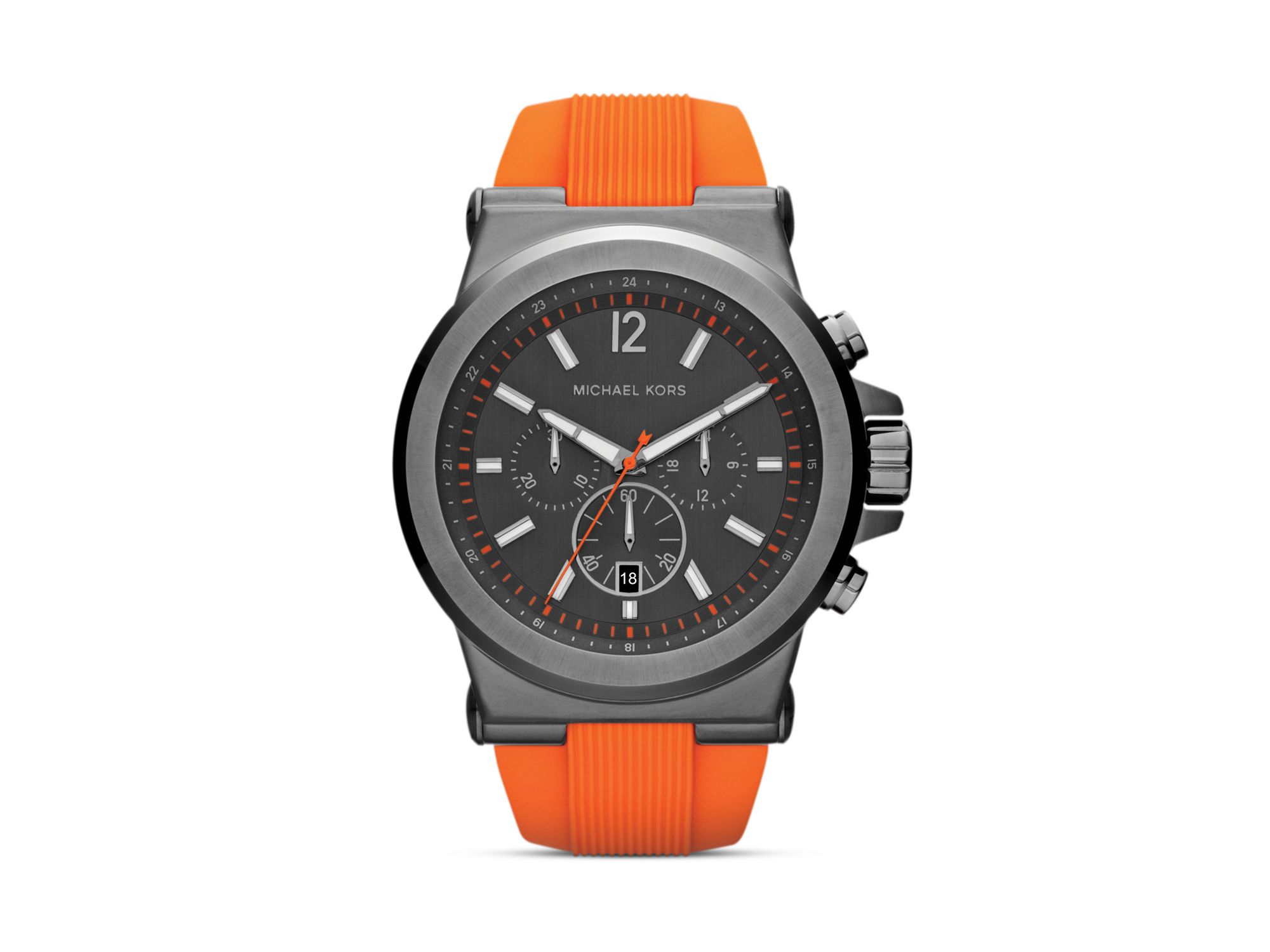michael kors orange watch