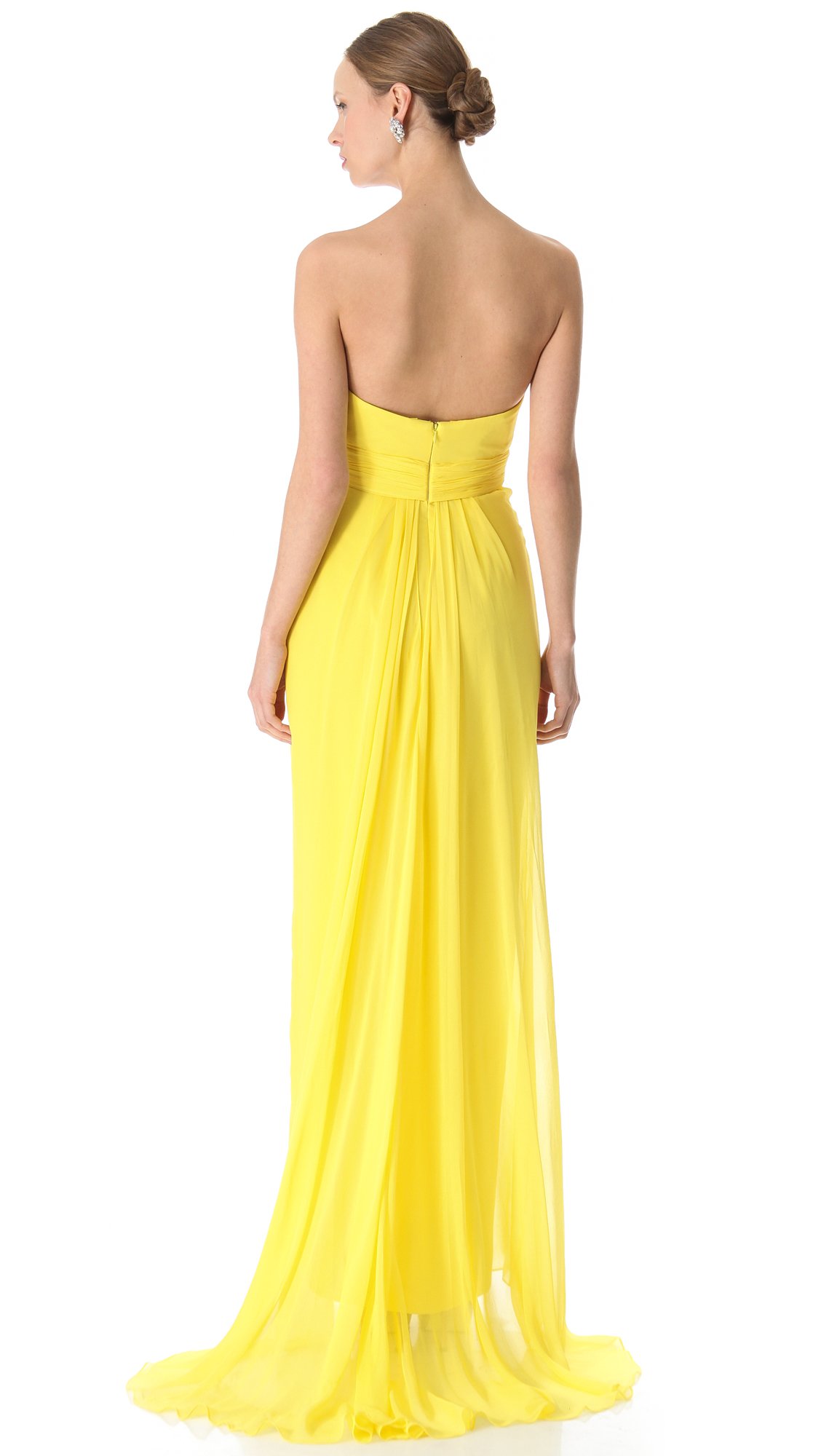 marchesa yellow gown