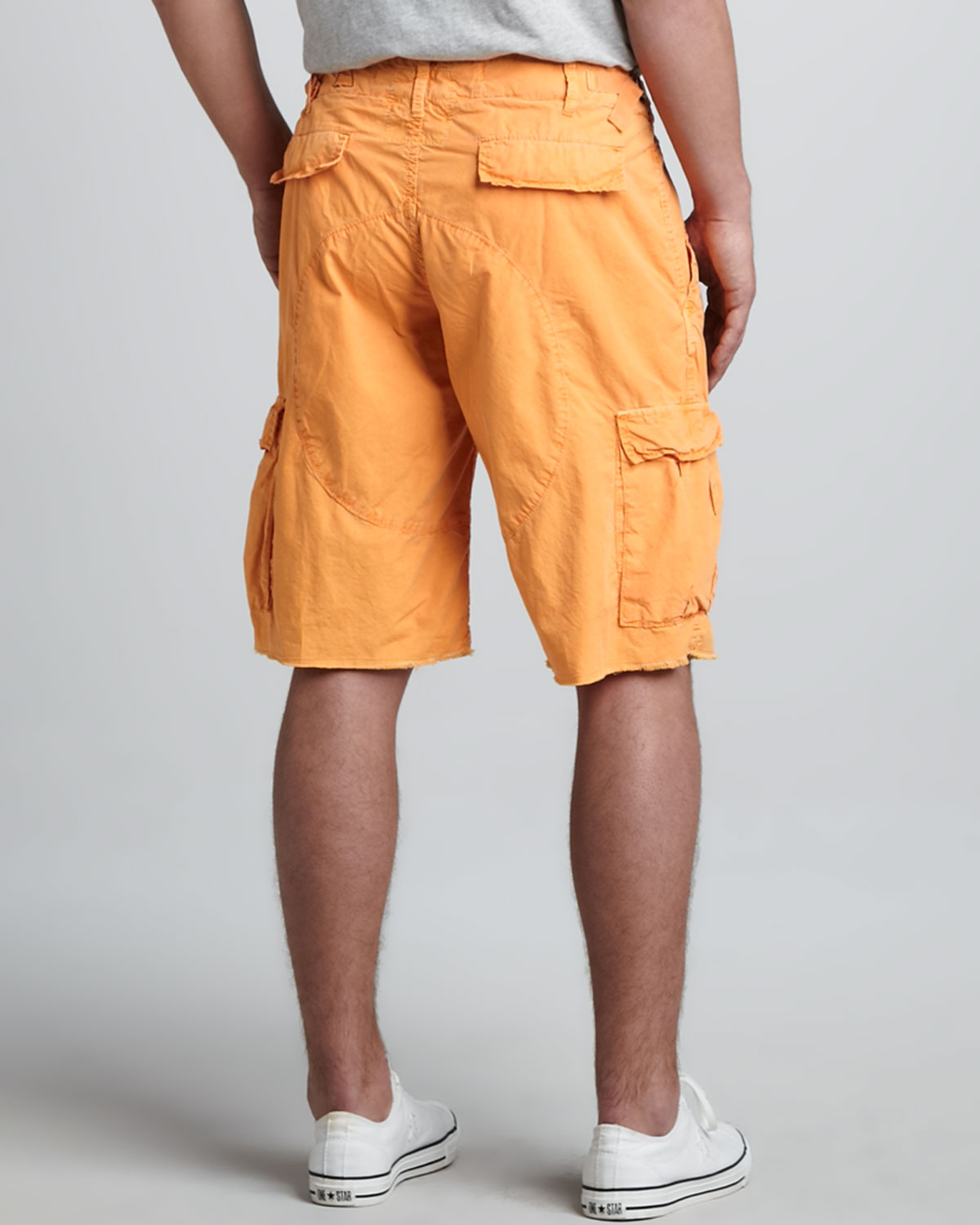 Lyst Original Paperbacks Oxnard Cargo Shorts in Orange for Men
