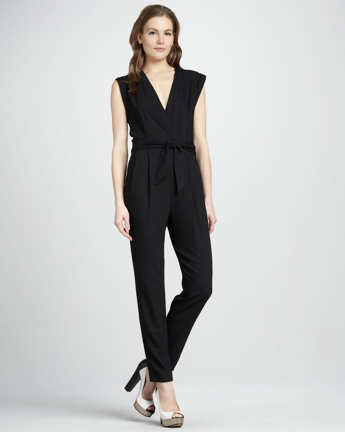 theory black jumpsuit