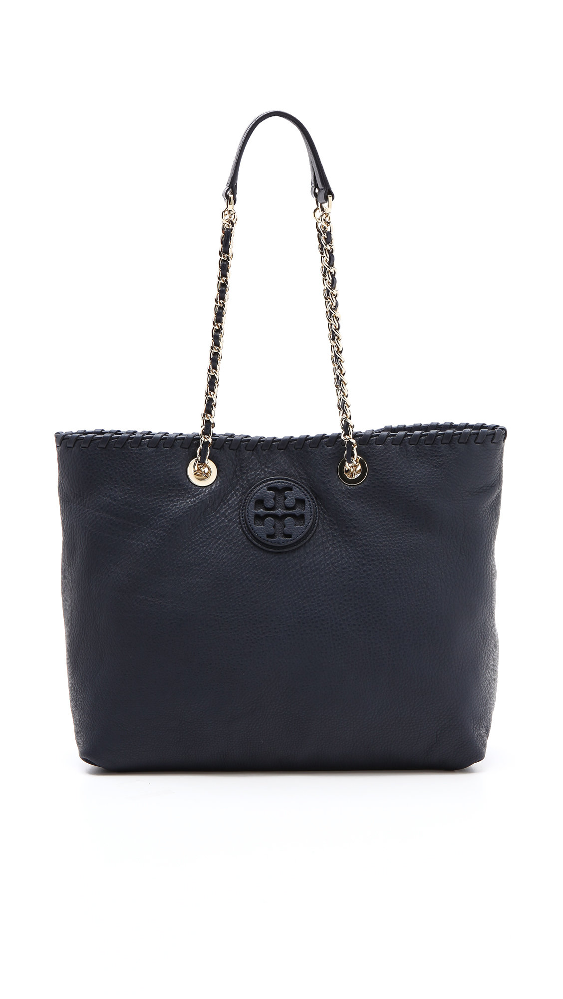 Tory Burch Marion East West Tote in Blue | Lyst