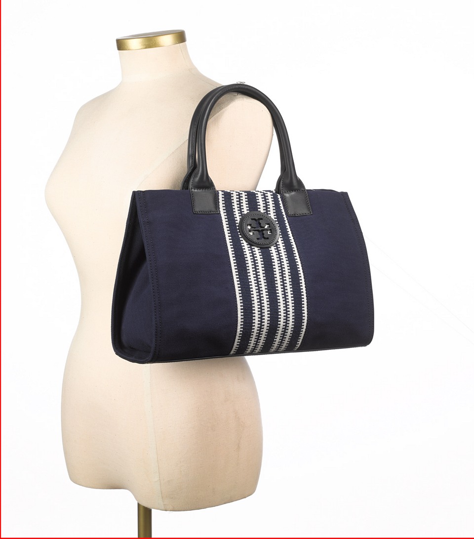 ella jacquard stripe mini tote