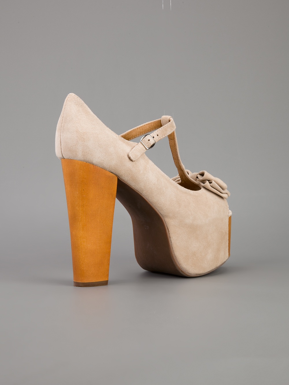 Jeffrey campbell Foxy Luanne Shoe in Beige Lyst