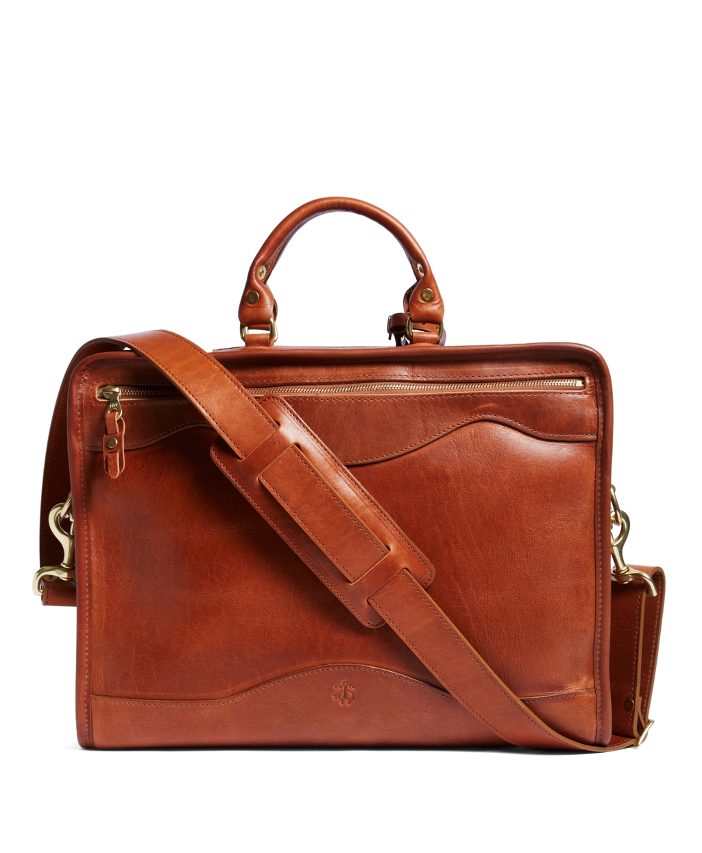 Lyst Brooks Brothers J.w. Hulme Leather Slim Portfolio Briefcase in