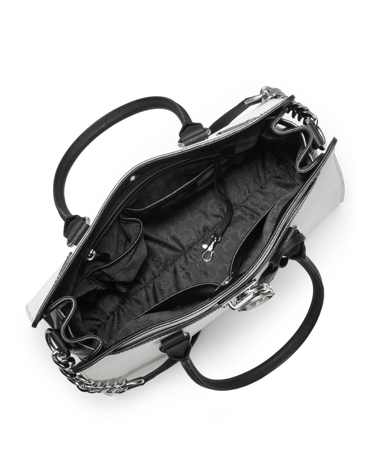 michael kors black bag brown thomas