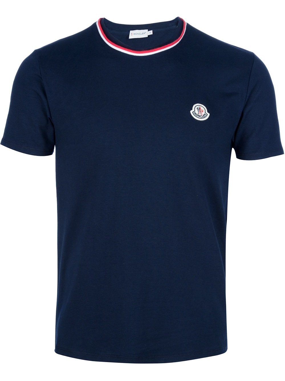 Moncler Crew Neck T-shirt in Blue for Men | Lyst UK