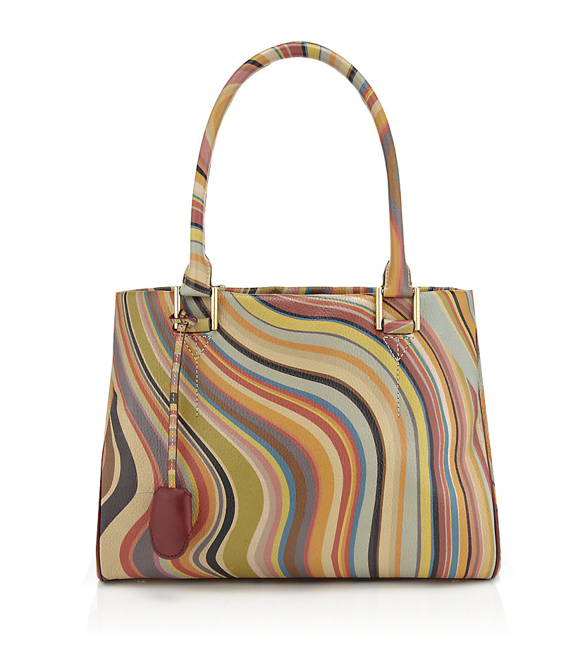 Paul Smith Globe Swirl Print Bag In Metallic Lyst Gallery