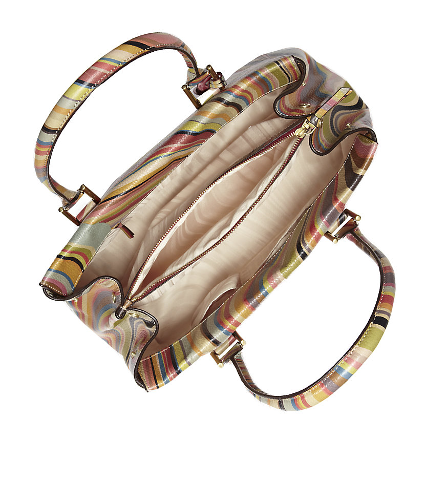 Paul Smith Globe Swirl Print Bag In Metallic Lyst Gallery