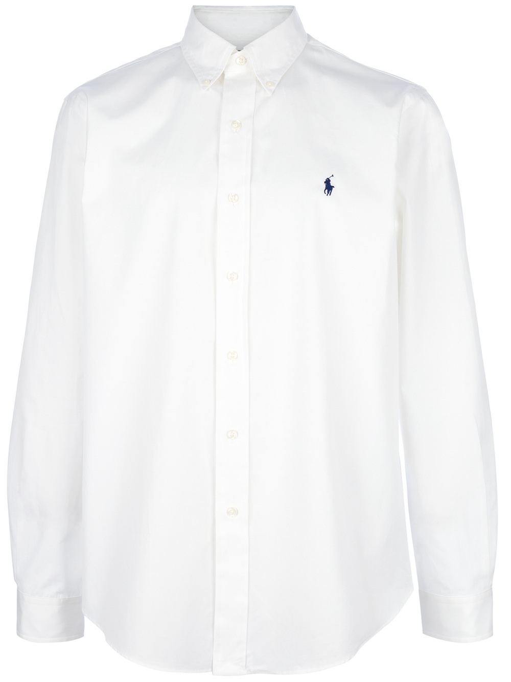 Lyst - Polo Ralph Lauren Branded Button Down Shirt in White for Men