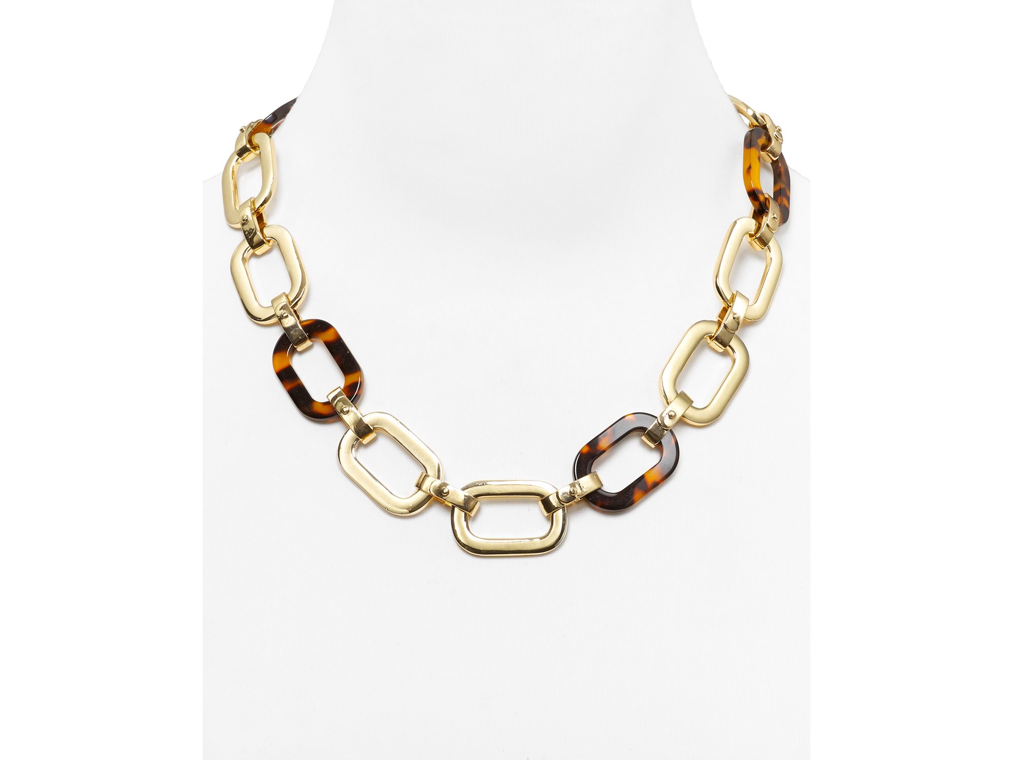 Tortoise shell link necklace Clearance