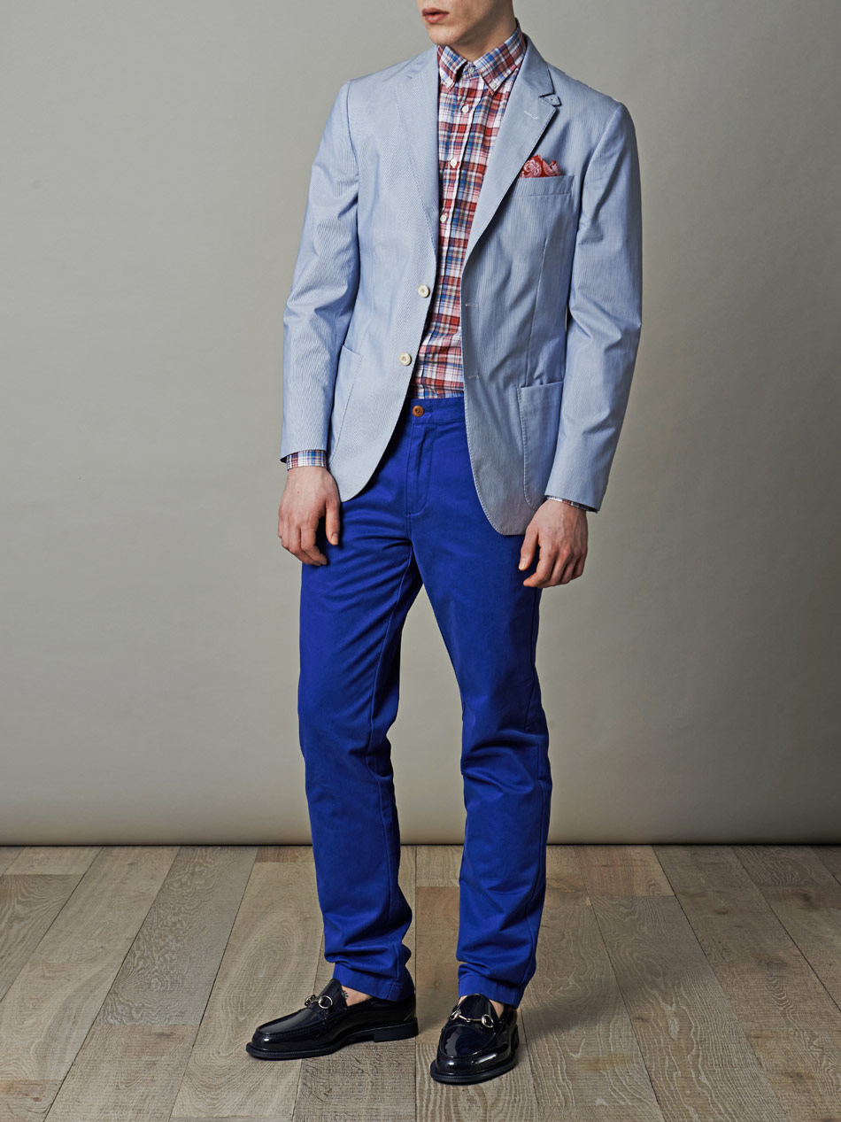 hackett blue blazer