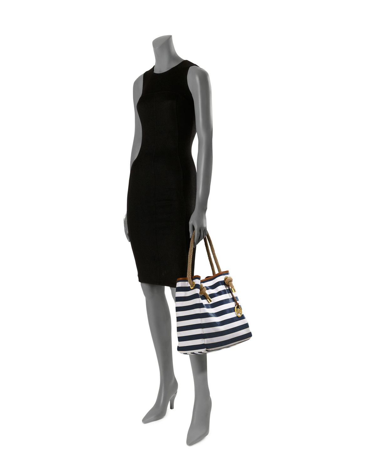 michael kors marina canvas grab bag