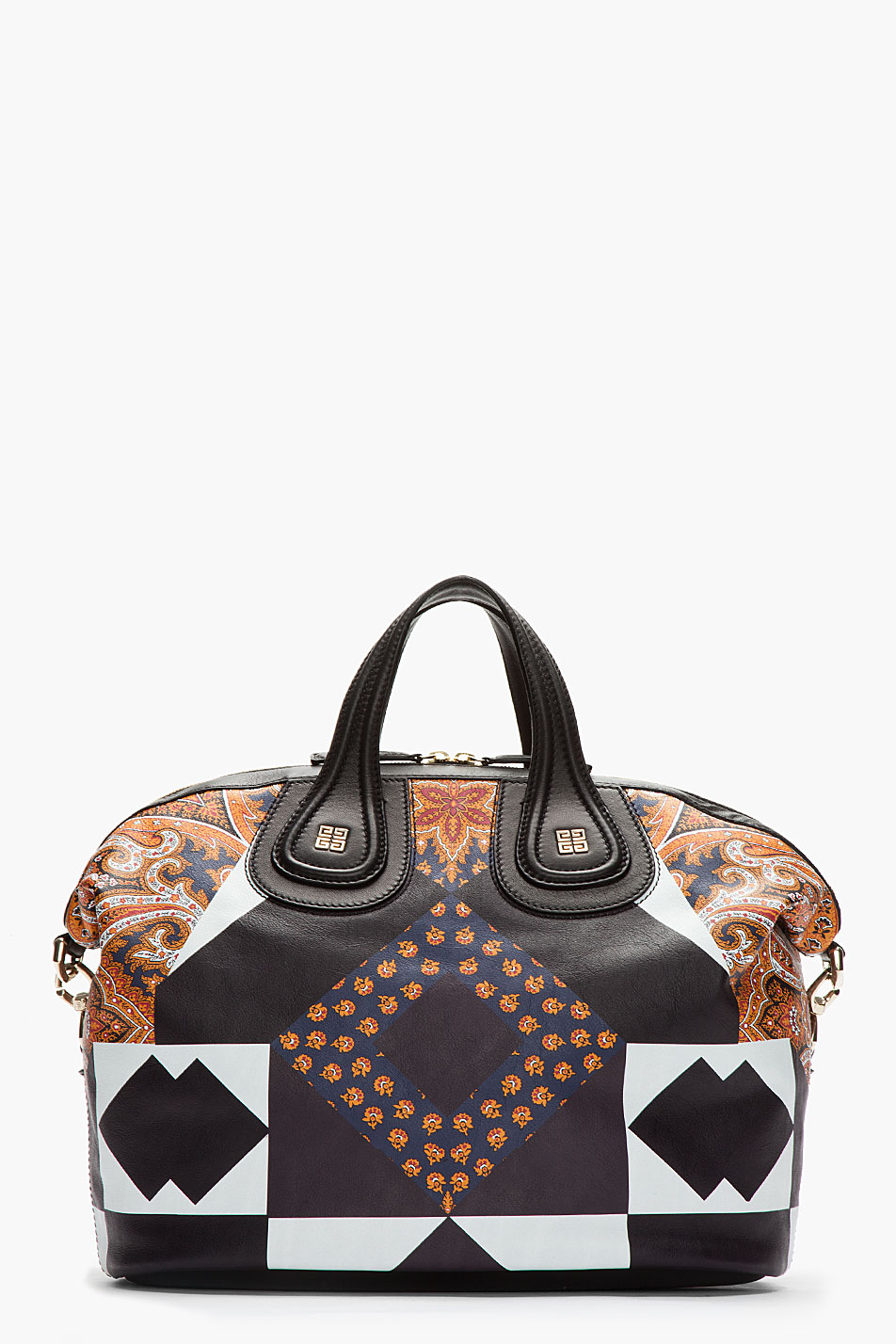 Givenchy Paisley Leather Bag in Black - Lyst