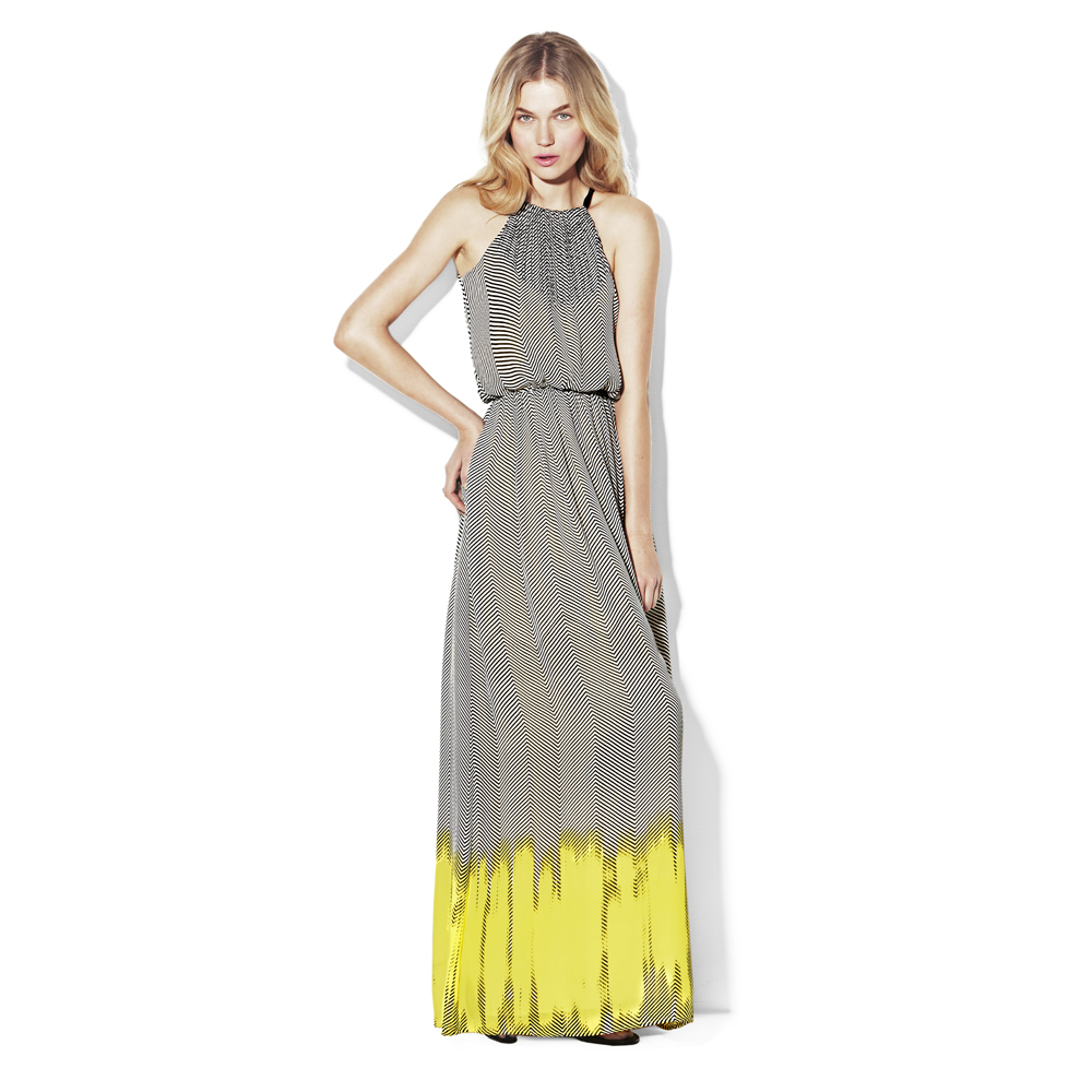 vince camuto yellow dress