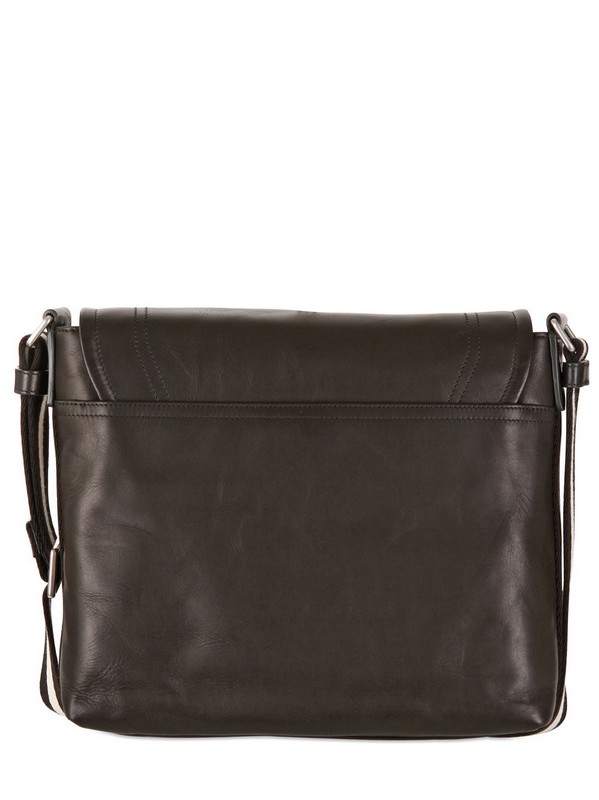 Bally Leather Messenger Bag in Black for Men Lyst