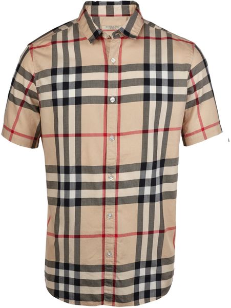 Burberry Burberry Shirt Plaid in Beige for Men (plaid) | Lyst