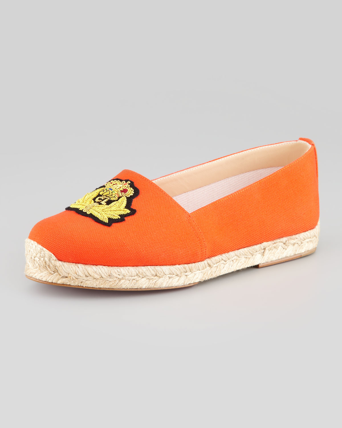 louboutin flat espadrilles