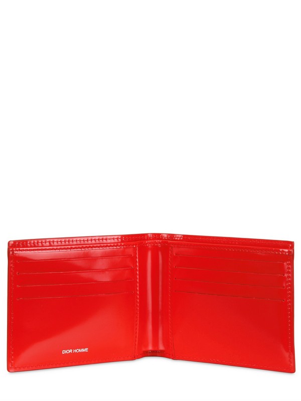 dior red wallet